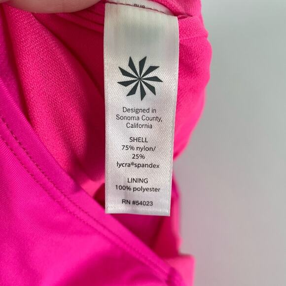 Athleta Shirrendipity Halter Tankini Pink top size XS - Picture 9 of 10